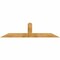 Ekena Millwork Portland Rough Sawn Timber Gable Bracket, Western Red Cedar, 84"W x 21"H x 6"D x 6"F, 6/12 Pitch GBW084X21X0606POR00RWR - alternate 1